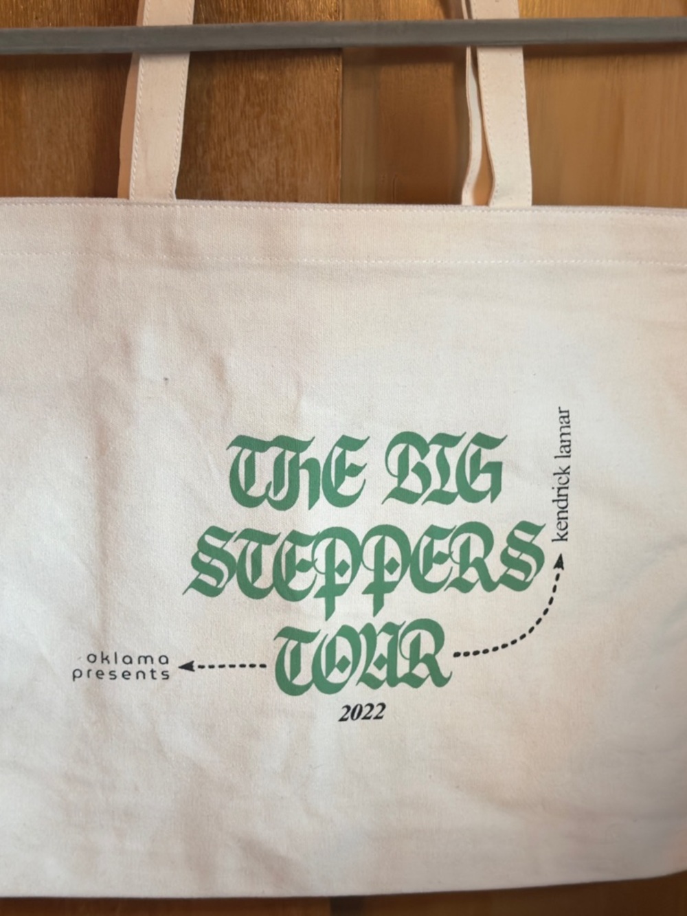 Kendrick Lamar The Big Steppers Tour Canvas Tote 🌺 - Picture 4 of 4